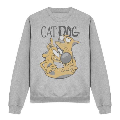 CatDog Unisex Adult Stuck Together Sweatshirt