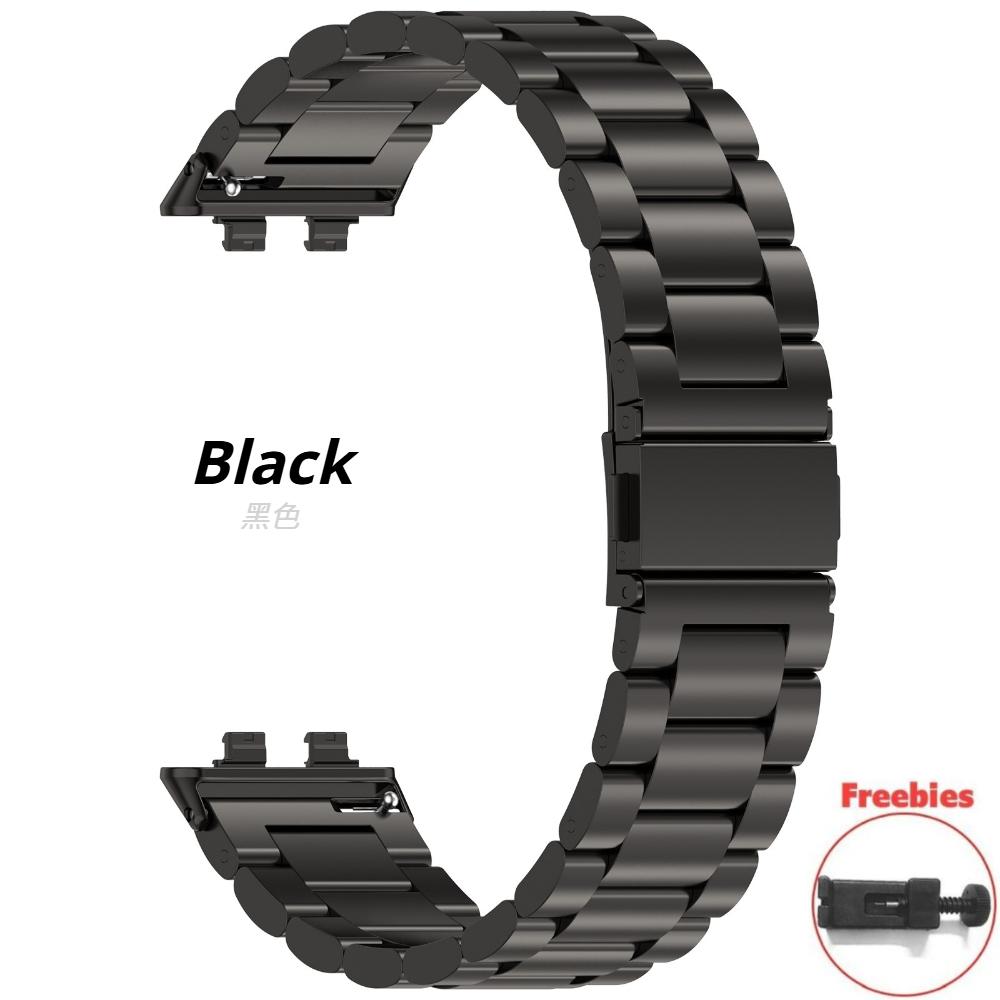 New Stainlss Steel Strap For Huawei Band 11/11Pro Women MenMetal Watch Bracelet For Huawei Band 8/9/10 Replacement Strap