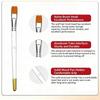 Acrylic Oil Watercolor Artist Brushes Set 6pcs Nylon Material Soft Bristle for Kids Classroom Art Drawing Projects