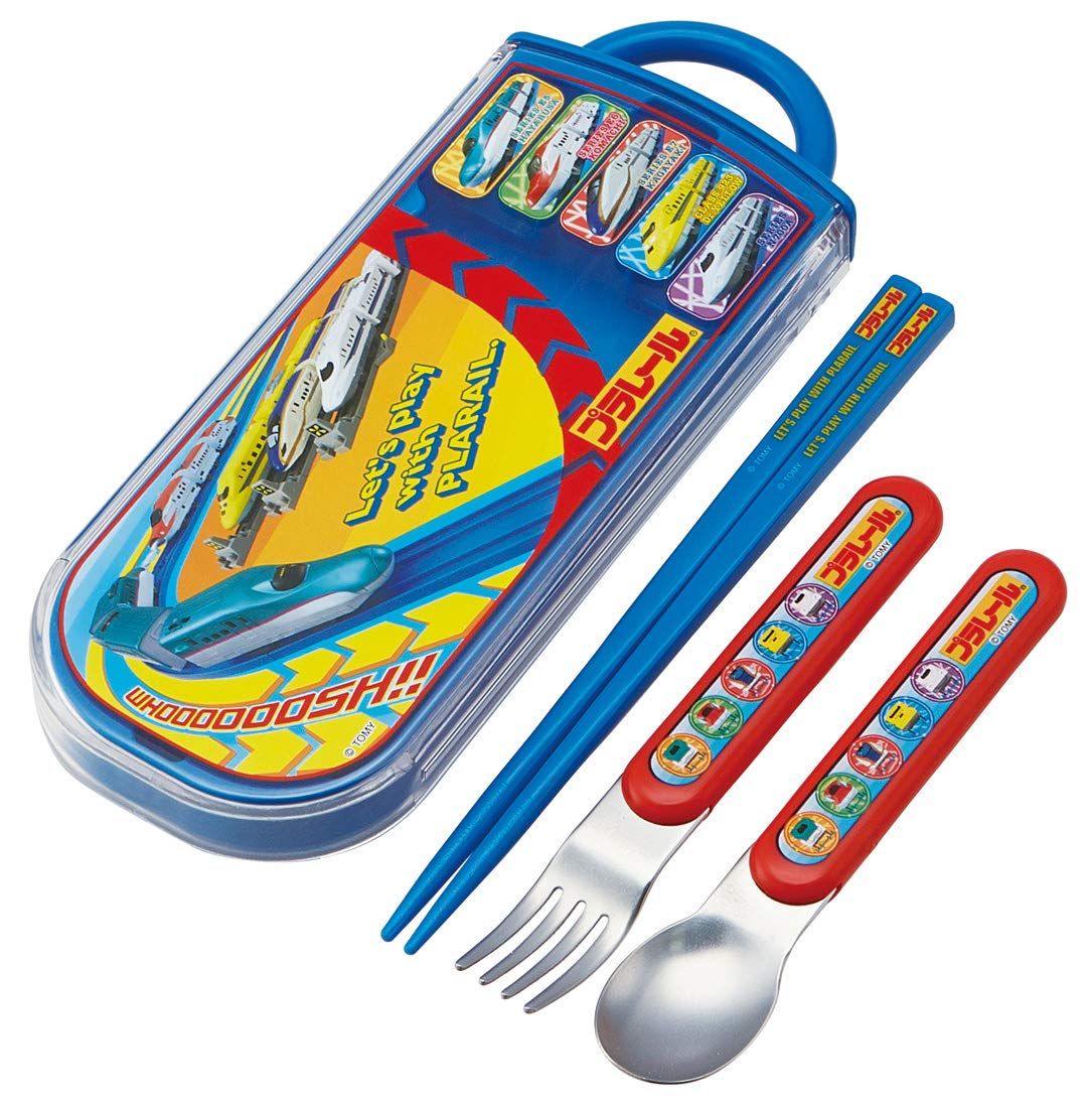 

Skater Bento Chopsticks Trio Set Plarail TACC2 Children s (Chopsticks, Spoon, Fork) - 20, 16.5cm,