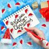 500Sheets/Roll Merry Christmas Stickers Santa Hat Christmas Bells Seal Labels Stickers For Diy Gift Baking Package Envelope