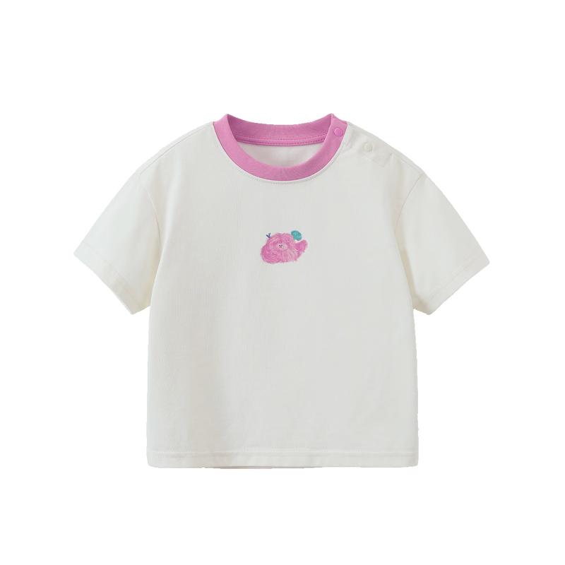 Детская футболка с коротким рукавом Ciciibear Little Monster 2.0 Охлаждающая, быстросохнущая 100 орхидея розовый