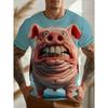 3D Graphic Tee Casual Themed Events Men's Clothing Oversized Shirt Street Tees Tops