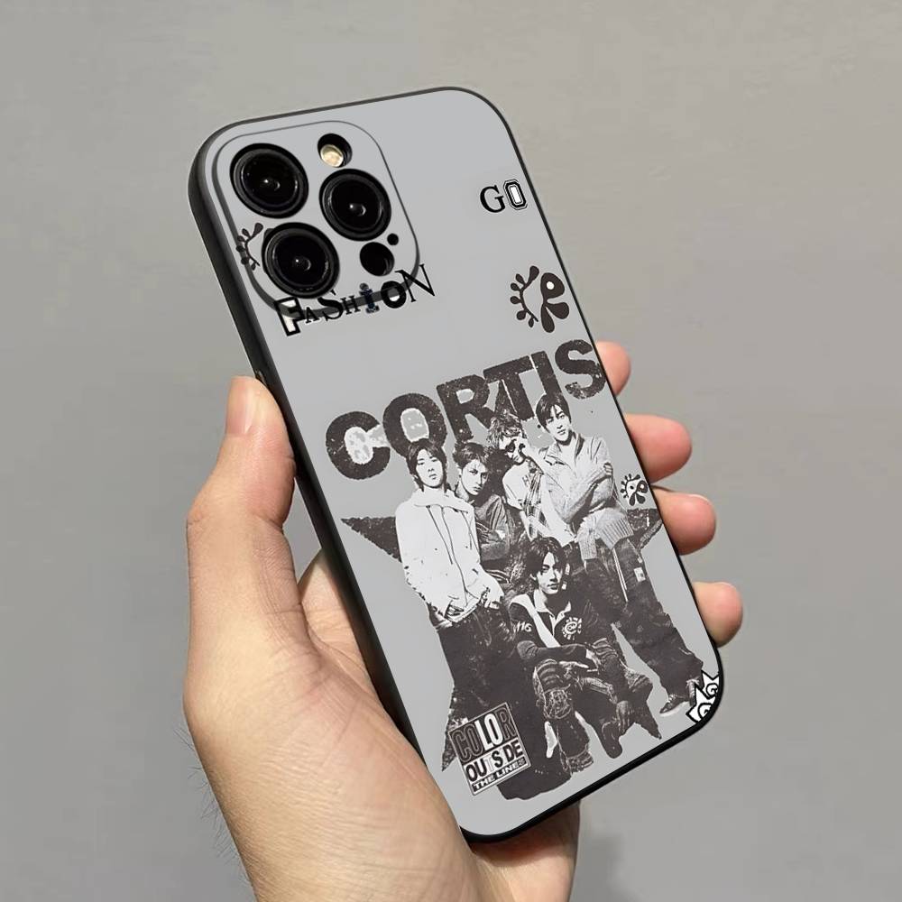 Горячие Kpop C-CORTIS Для IPhone 17 16 15 14 13 12 11 Pro Max 13 17Air Ударопрочные Мягкие Чехлы Для Телефона Coque iPhone 12pro max