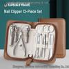 Deluxe Nagelknipser & Maniküre-Set für Herren mit multifunktionaler schräger Zange