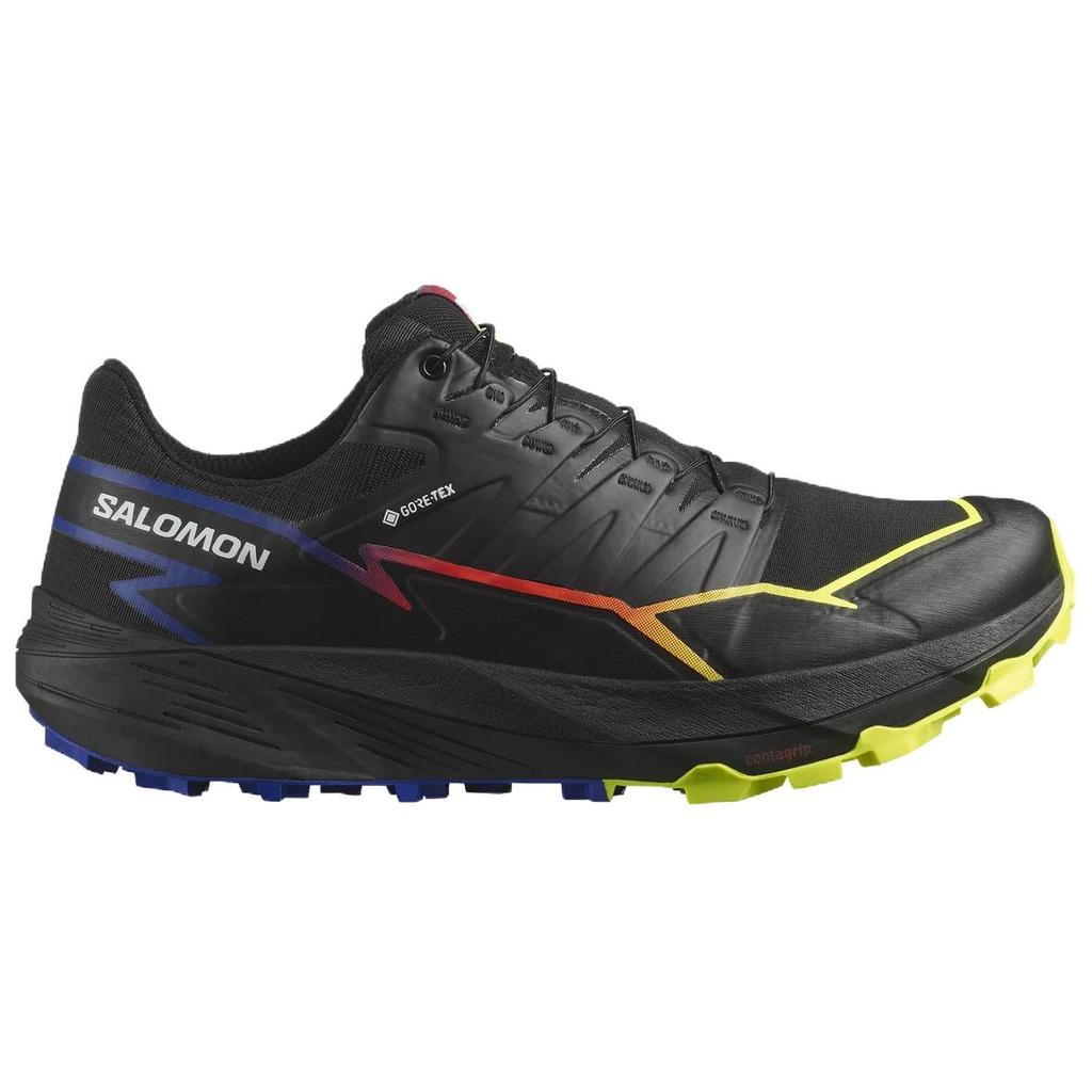 SALOMON Thundercross GORE-TEX Black Surf The Web Unisex Sneakers Safety-Yellow L47551400
