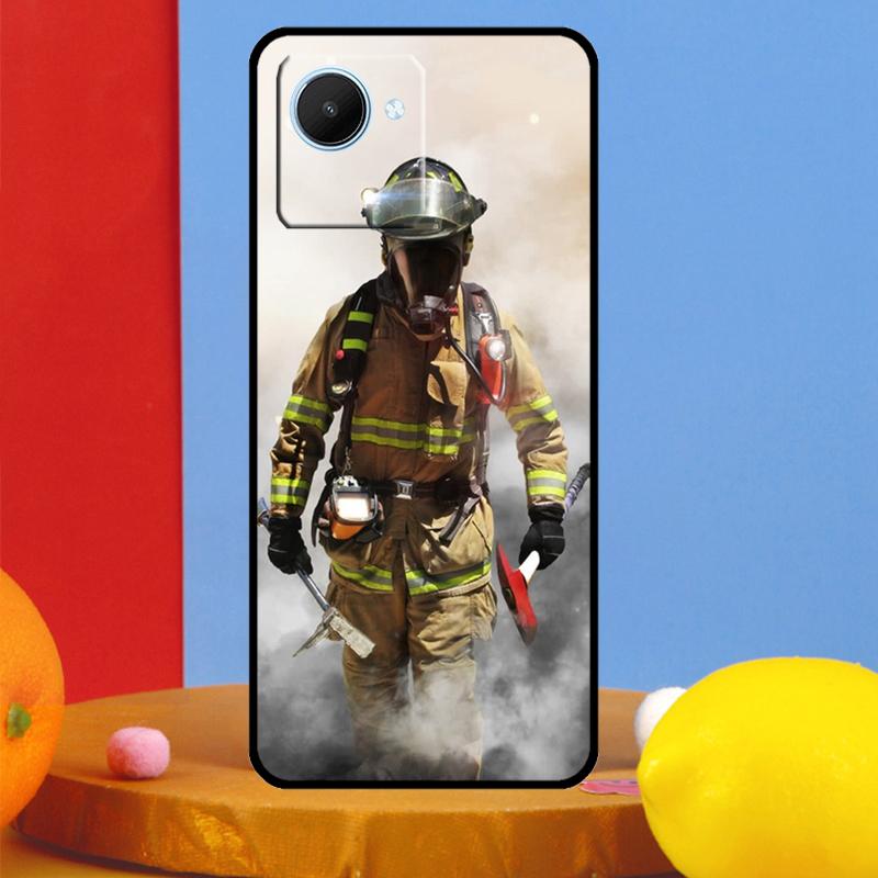 Feuerwehrmann Helden Feuerwehrmann Für Realme GT7 Pro GT6 10 11 12 13 14 15 Pro Plus C55 C67 C63 C61 C53 C35 C65 C75 C71 Hülle