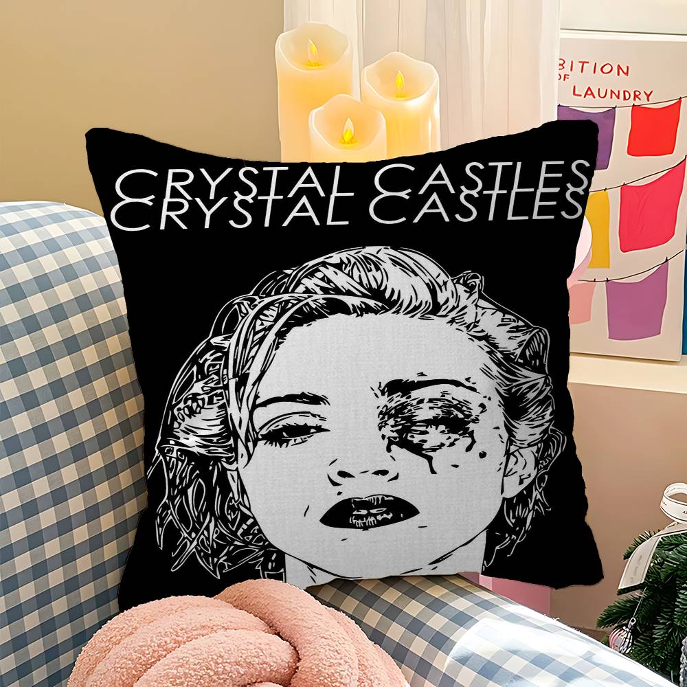 C-Crystal C-Castles Band Pillowcase toon Gift Cushion Cover Bedroom Home Sofa Chair Seat Decor pillow case