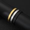 Luxury Stainless Steel Cross Carving Spanish Scripture Man Bracelets for Women Jewelry Couple Gifts