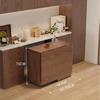 For Folding Dining Table Set 6 Chairs Luxury Modern Space Savers Minimalist Dining Table Nordic Table À Manger Kitchen Furniture