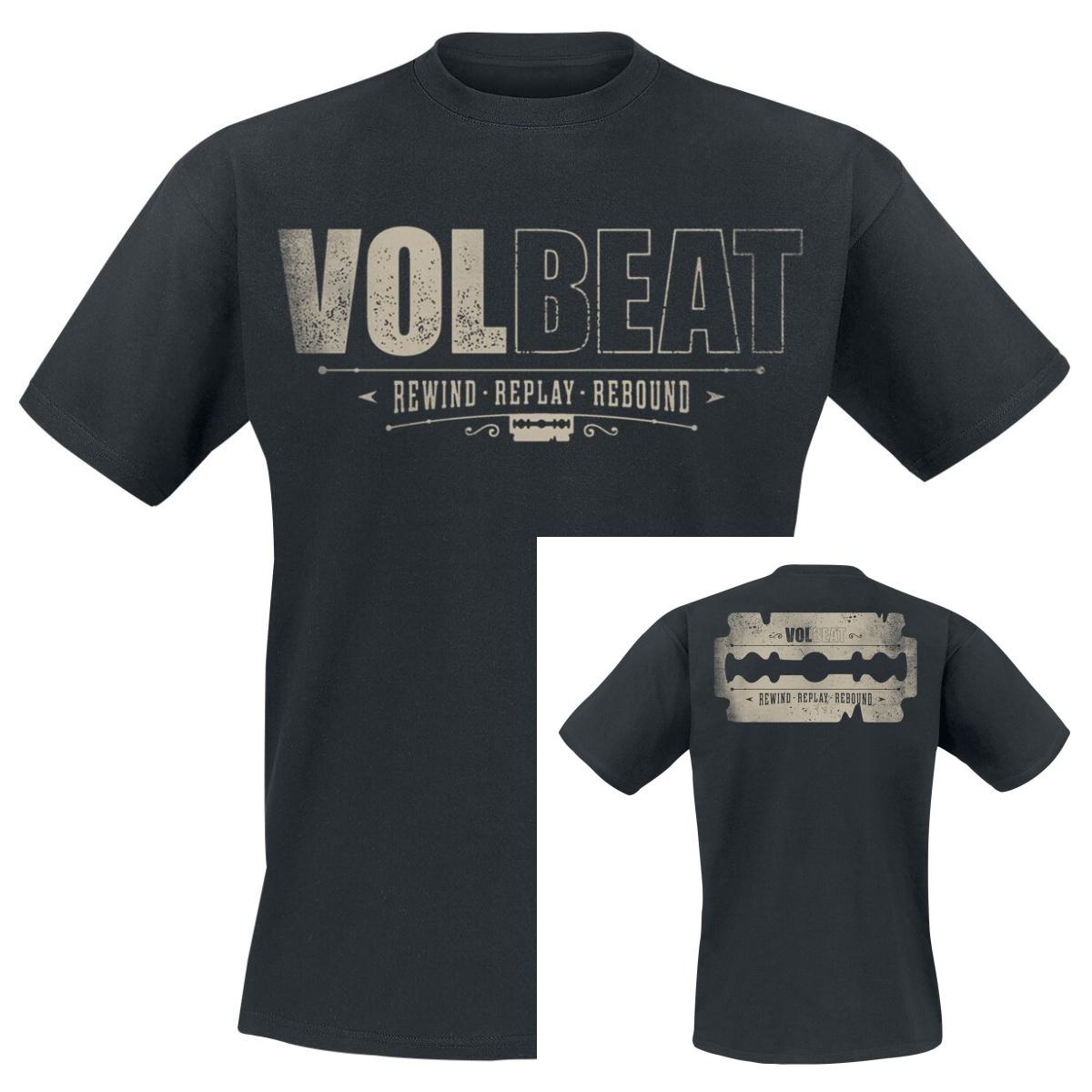 

Y2k Volbeat Graphic Cotton Band Shirt Unisex Summer Short Sleeve Fashion Brand Tee Luxury Casual Vintage S