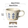 Shangqi Hand-painted Ceramic Couple Mug Set with Lids