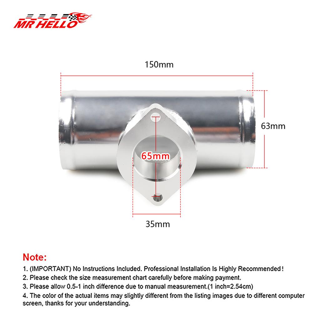 With 63mm Flange Pipe Type-RS Turbo Blow off Valve Adjustable 25psi BOV For GD-RS FV RZ Blow Off Valve Adapter L=150mm
