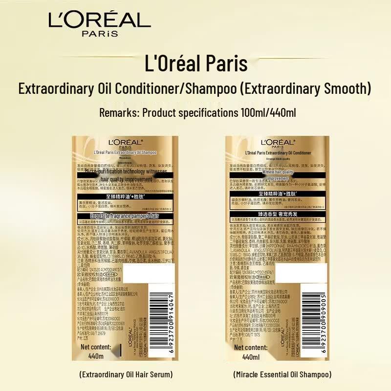 L'Oréal Glättendes & Feuchtigkeitsspendendes Haarpflege-Set