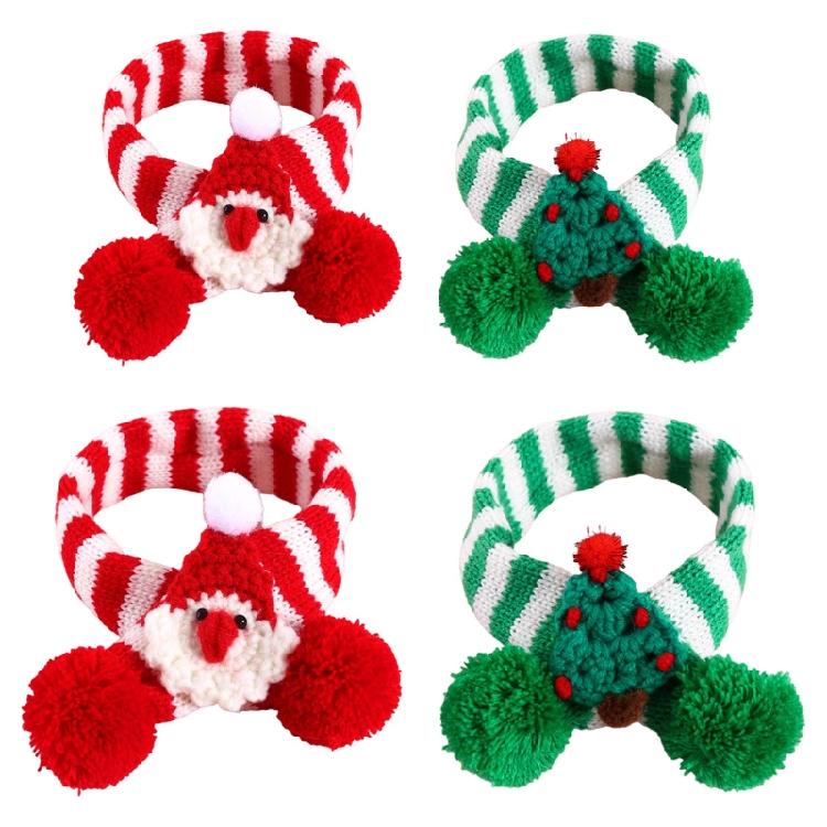 Chien Animal de Compagnie Chien Animal de Compagnie Écharpe Père Noël Chiens Animaux de Compagnie Chats Déguisement Fournitures
