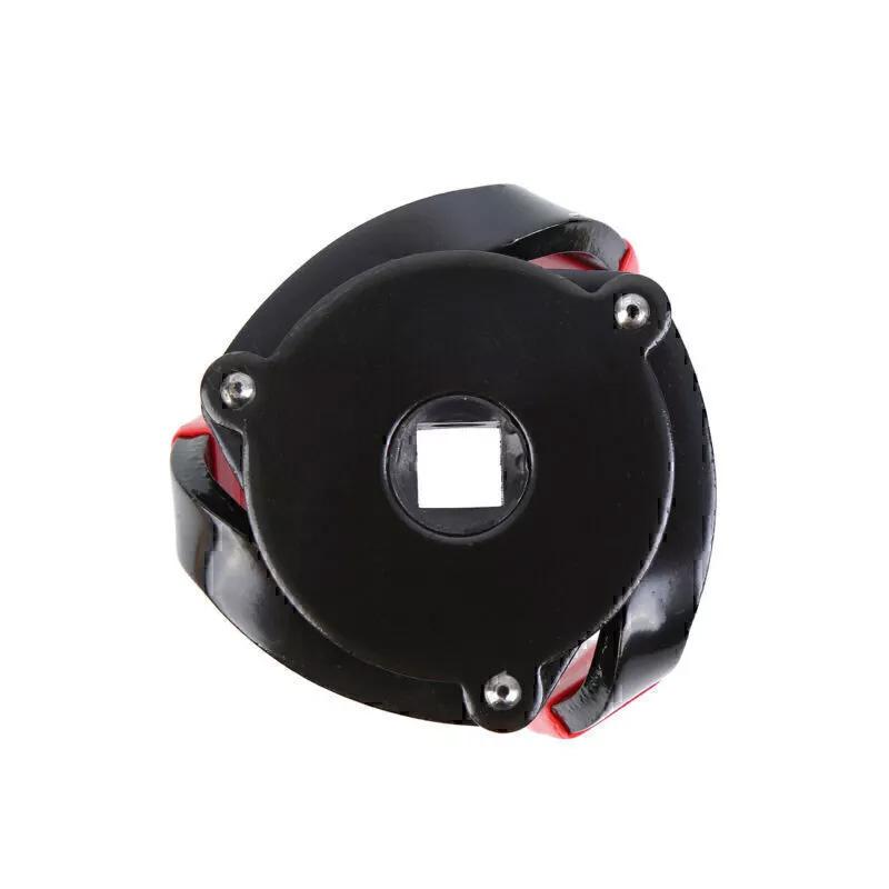 Universal 3 Jaw Adjustable Oil Filter Wrench, 65-100mm Range Heavy Duty Carbon Steel Removal Tool for Cars,SUVs&Trucks,Auto Repair Maintenance