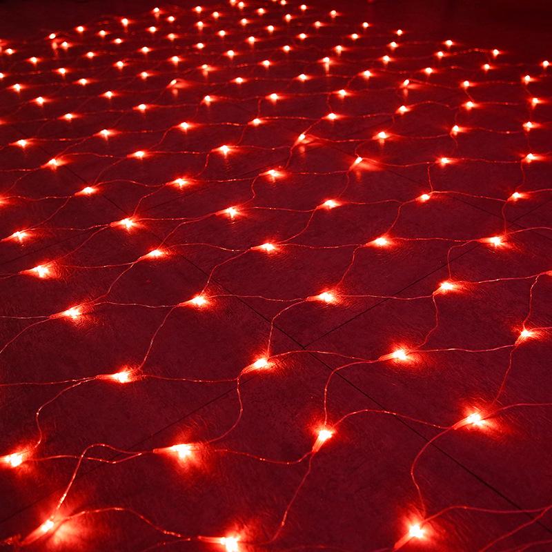 LED Net Solar Fishing Lights for Outdoor Lawn and Hotel Decor