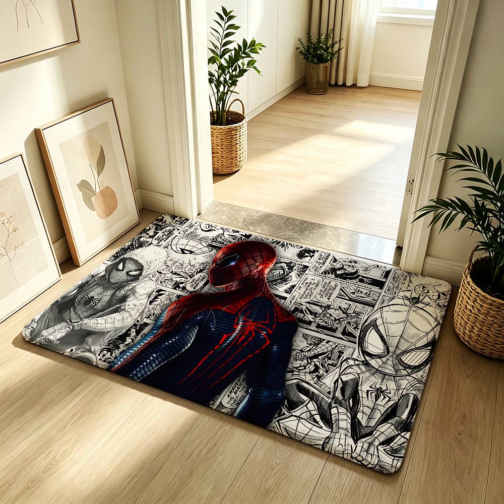 Movie-S-spider-manS Classic Carpet Bathroom Anti-slip Mat Door Mat Home Decoration Mat Entrance Door Mat Scratch-resistant Mat