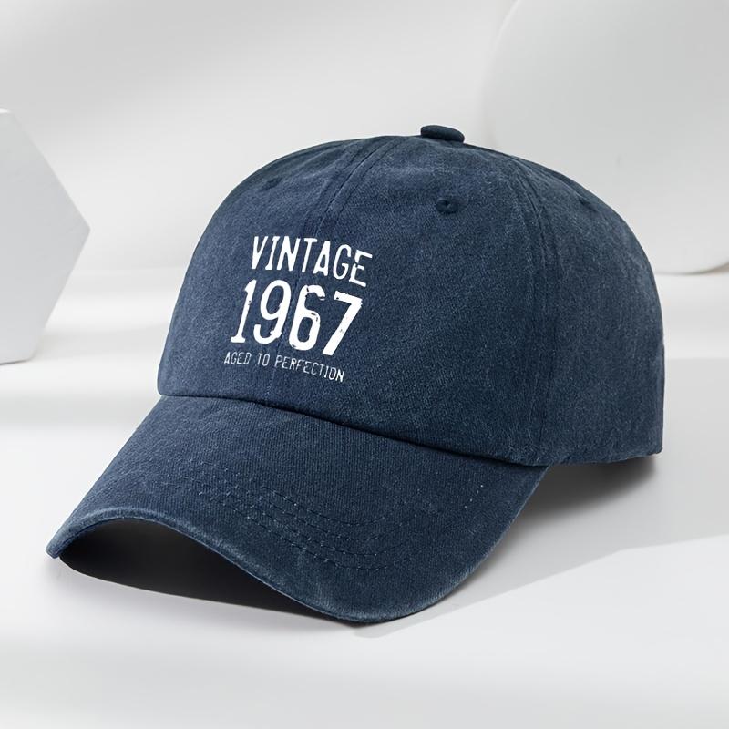 Washed Baseball Cap Men Women Vintage Cotton Curved Brim Sun Protection Hat