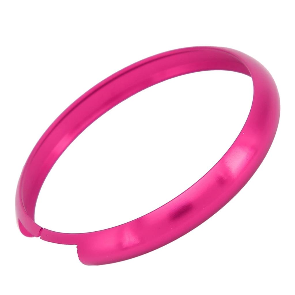 KIMISS Round Key Ring Remote Key Fob Ring Trim Aluminum Alloy for MINI R55