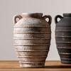 Rustikaler Stil Antike Keramikvase Moderne Handgefertigte Dekorations-Blumenvase Handgefertigte Künstlerische Hydroponik-Vase TV-Konsole