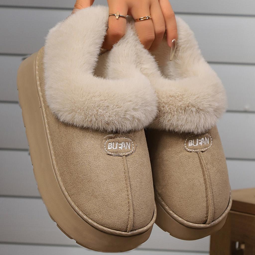Velvet Shoes for Autumn and Winter Fashion, I Slippers for Men and Women, Couple Style, Indoor and Outdoor Fashion, Warm Shoes