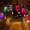Halloween Hanging Glowing Ghost Hat Lights Decoration Glowing Witch Hat alloween Party Props for Outdoor, Yard, Tree