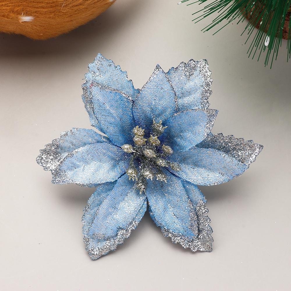 Gold Powder Artifical Christmas Tree Decorations Fake Flowers Christmas Flowers Home Xmas Ornaments