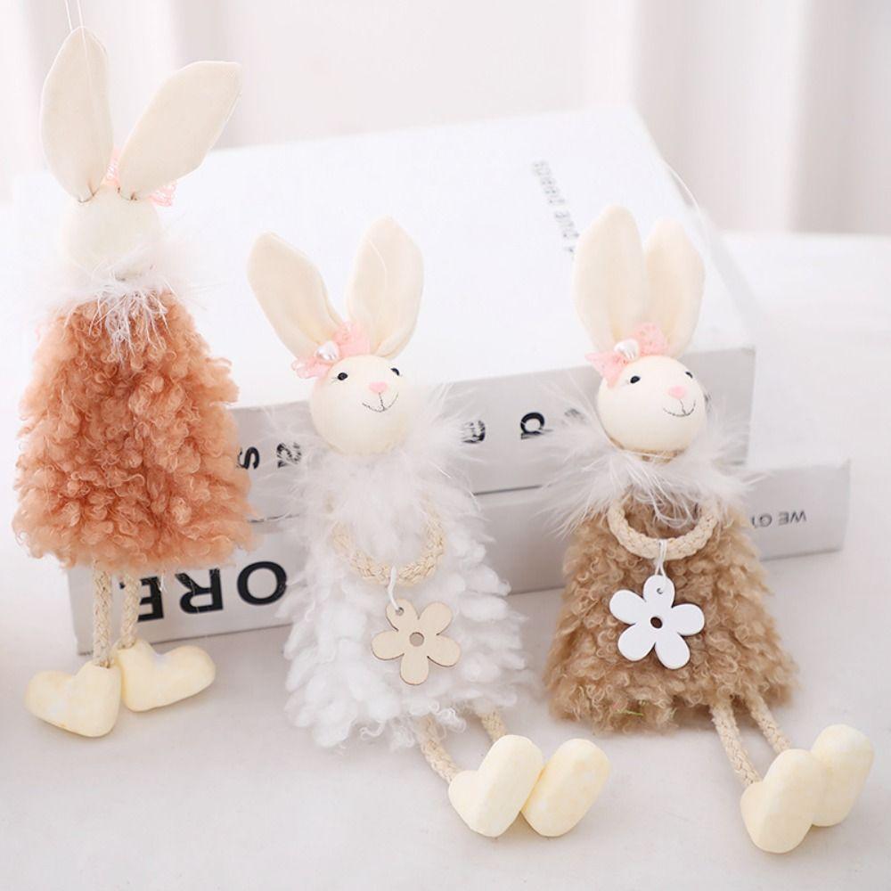 Hanging Design Rabbit Doll Festive Style Easter Bunny Easter Decoration Spring Holiday