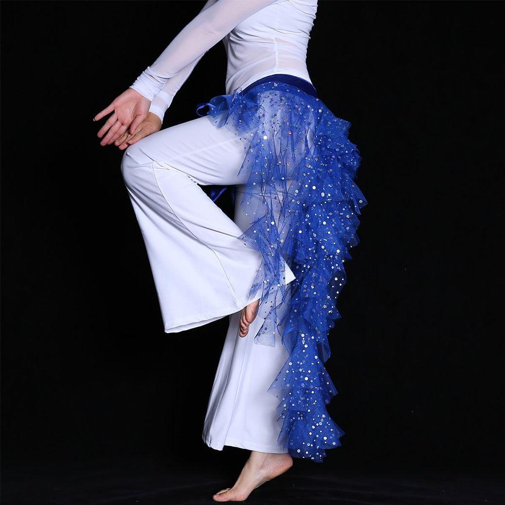 Women Waves Show Costumes Waist Chain Belly Dance Belt Dancer Skirt Hip Scarf