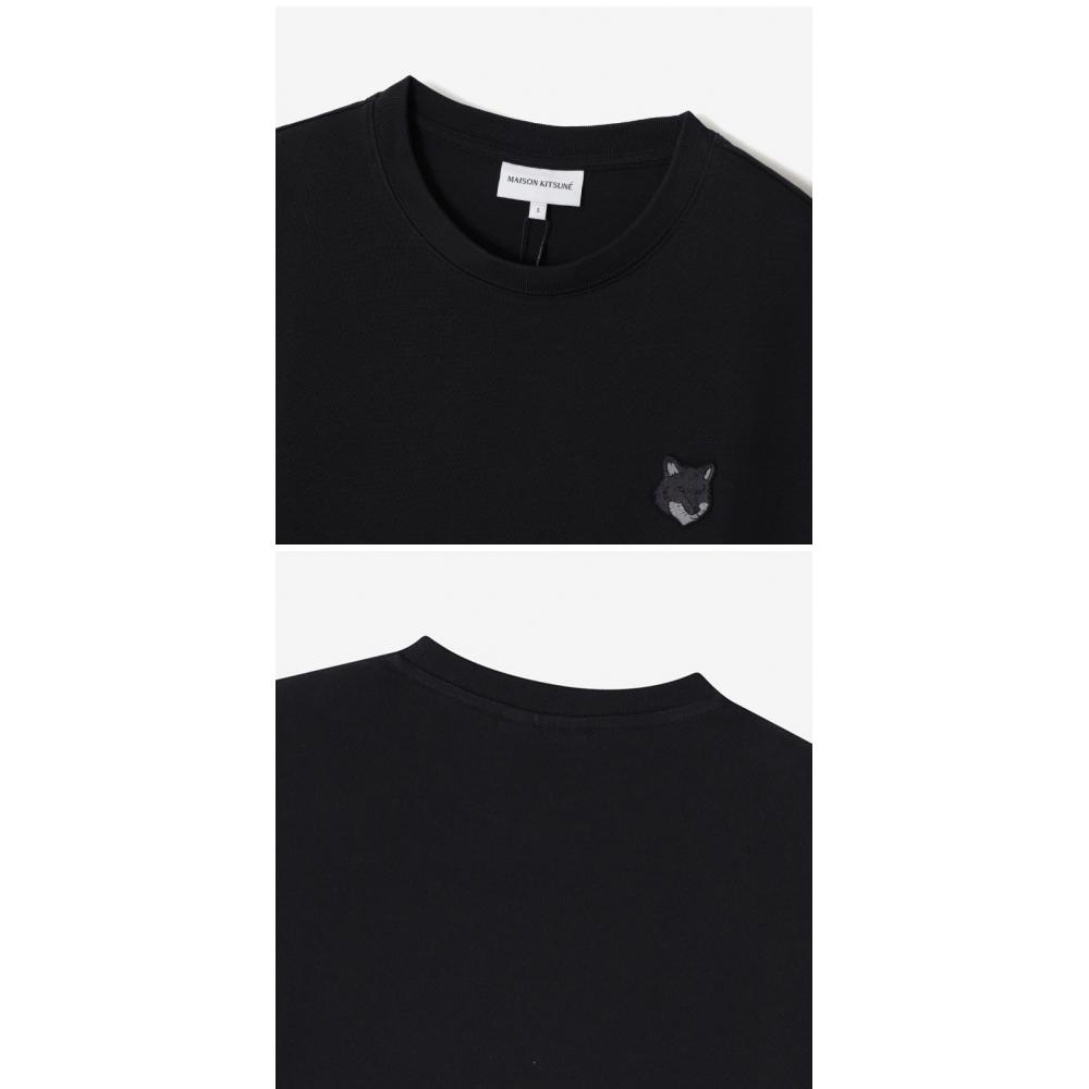 MaiSon KitSune Lm00107kj0119 P199 Bold Fox Head Patch Men S Short Sleeve Tee
