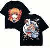 Monthly Girls' Nozaki-kun Anime Lover T-shirt Harajuku Cotton New Model Oversized Unisex High Street Retro Fashion Couples Gift