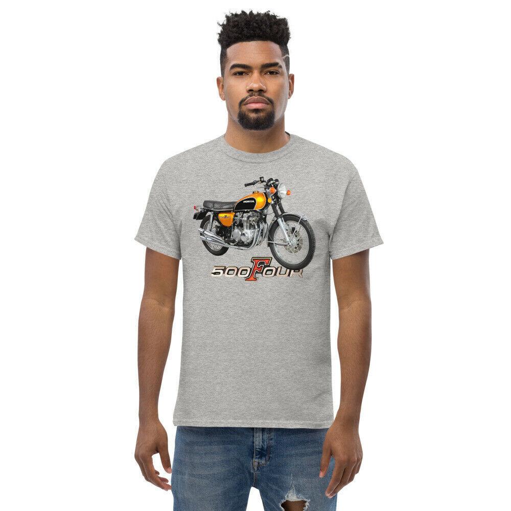 Classic Japanese Motorcycle CB500 Four Motorcyclist T-Shirt 100% Cotton O-Neck Short Sleeve Casual Mens T-shirt Size S-3XL