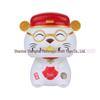 2-Inch Solar-Powered Golden Lucky Cat Waving Ornament for Desktop Decor