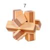 Bamboo 3D Iq For Adults  Children Interlocking Classic  Puzzle  Brain Teaser Kong Ming Lock