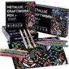 Single-Headed Metal Acrylic Marker Pen for Crafts, Greeting Cards, and Art In Metallic Colors