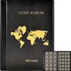 300 Grids Coin Storage Book Small Single Grid Badge Coin Copper Coin Collection Book Modern Style Coin Collection Protect Book