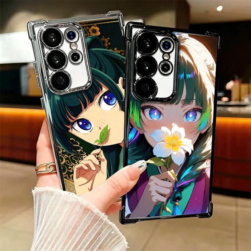 A-Apothecary D-Diaries Anime Plating Phone Case For Samsung Galaxy S24 S25 FE S26 Edge S23 Ultra S22 S21 Plus S20 Anti-Fall Aira