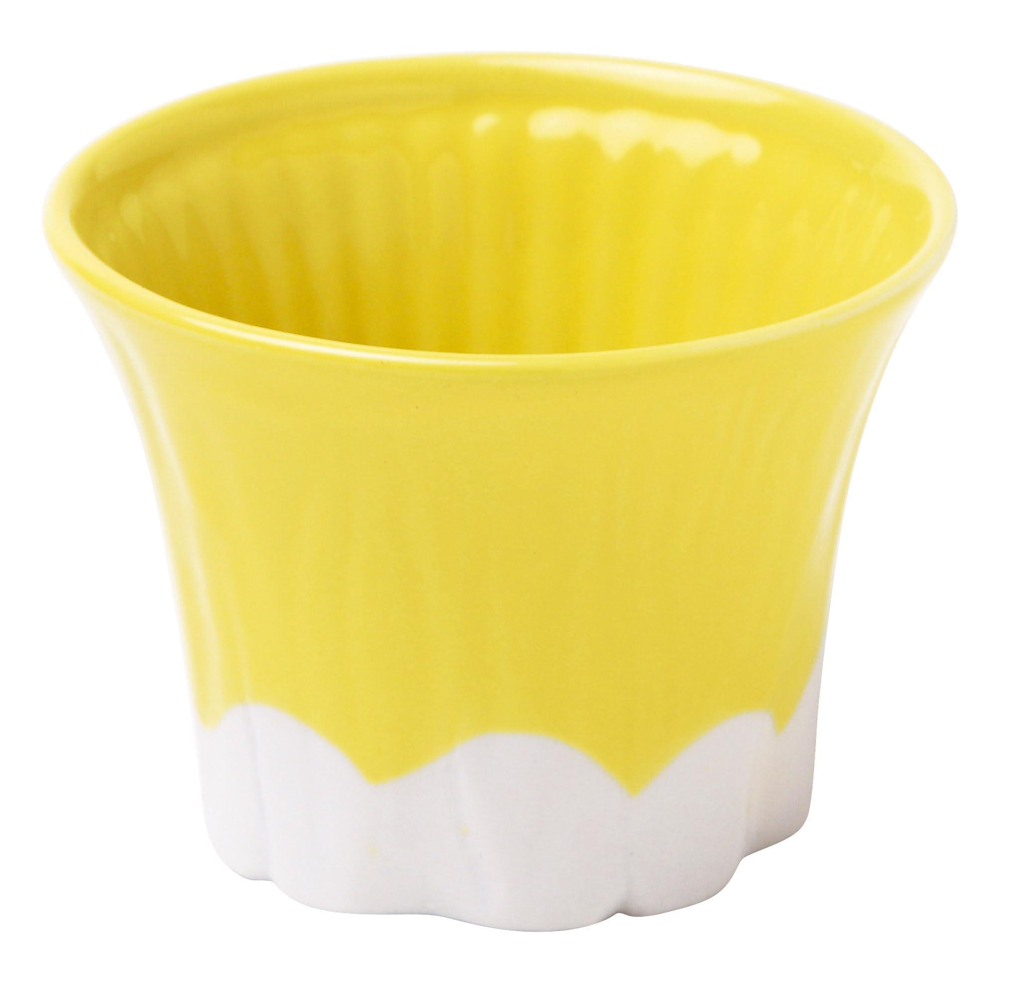 Yamaco Fuji Sake x 787203 Mt. Cup, Yellow, 4.5 H5.6cm,