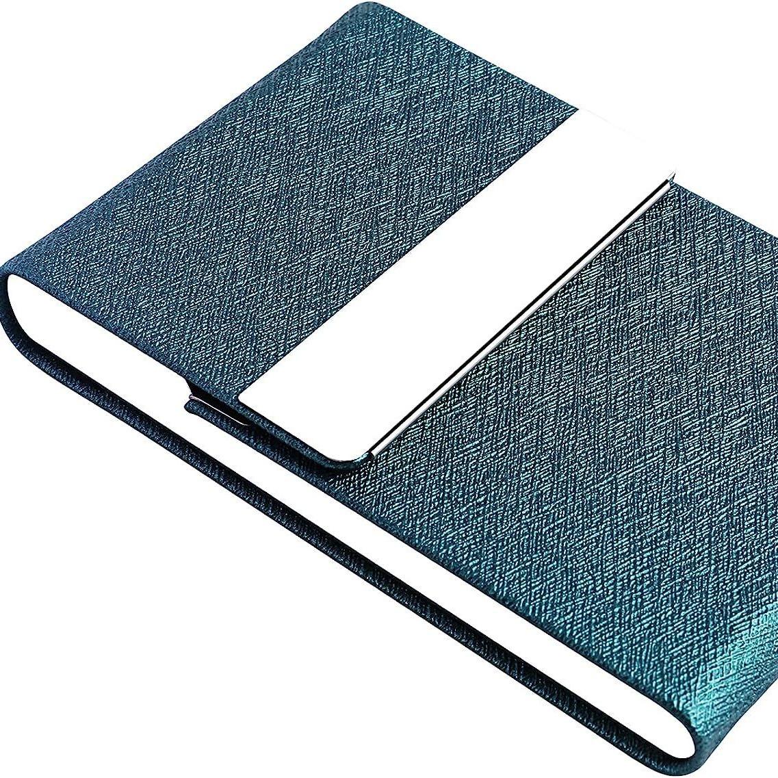 

Новый держатель кредитных карт модный кошелек противоугонный чехол с крышкой для карт ID держатель смарт-карт модный мужской зелёный