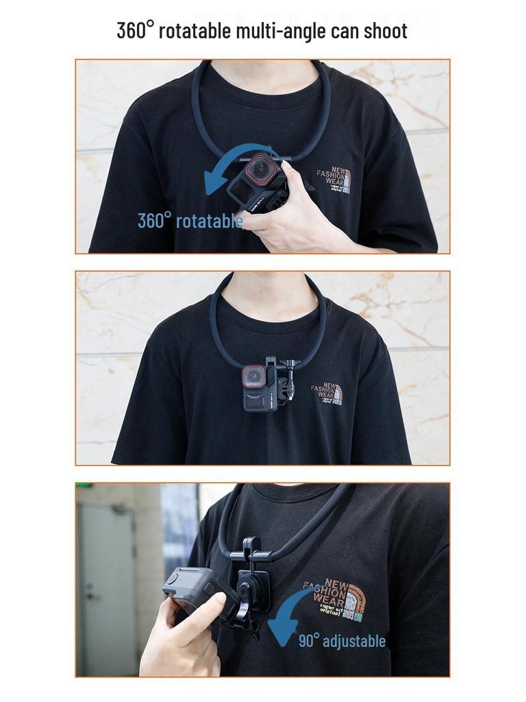 Insta360 Ace2 Pro Magnetische Schnellwechsel-Halsbandhalterung für Action5/4/3 Kameras