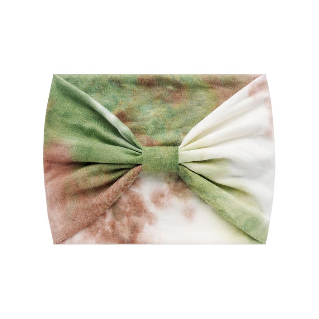 Tie Dye Headbands for Women Wide Headband Yoga Workout Head Wraps Scarf Knotted Hairband Turban Bandana Bandage Hair Accessories