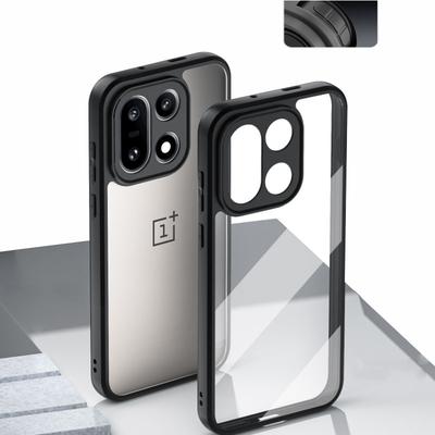 Oneplus 15 için Mat Şeffaf Telefon Kılıfı Akrilik PC + TPU Darbeye Dayanıklı Tampon Kılıf Oneplus 15 CPH2747 CPH2745 PLK110 Kılıf