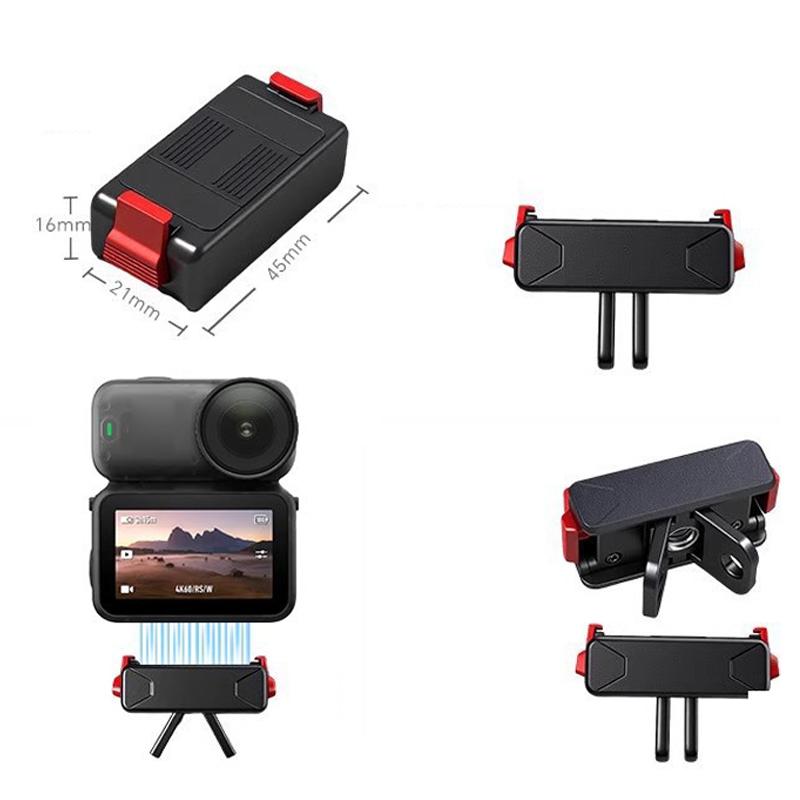 For Osmo Action 6 Camera Accessory Kit Lens Guard/Silicone Protective Cover/Screen Protectors/Case/Magnetic Adapter Base