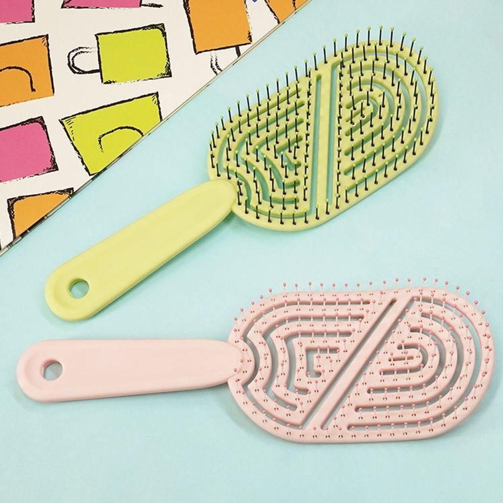 

Антистатическая расческа для массажа кожи головы с полой щеткой-лопаткой, высококачественная моделирующая расческа для женщин