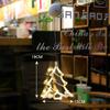 Star Moon Window Lamp LED Suction Cup Light Christmas Decoration Garland Fairy String Lights