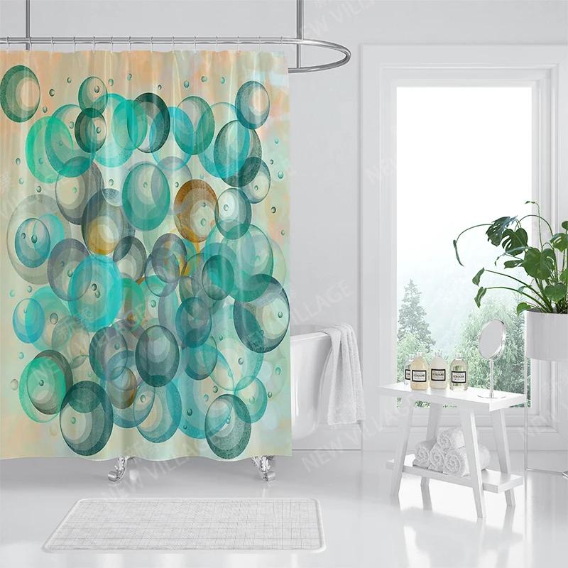 Waterproof Fabric Shower Curtains Bathroom Curtain Accessories Bath Curtain for Shower 180x200 240*200 Boho Decoration Abstract