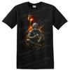 Gas Mask Flower Dark Urban Streetwear T Shirt Graphic Art Tee