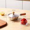 Single Handle Cooking Sauce Bowl Stainless Steel Food Supplement Pot New Milk Pot