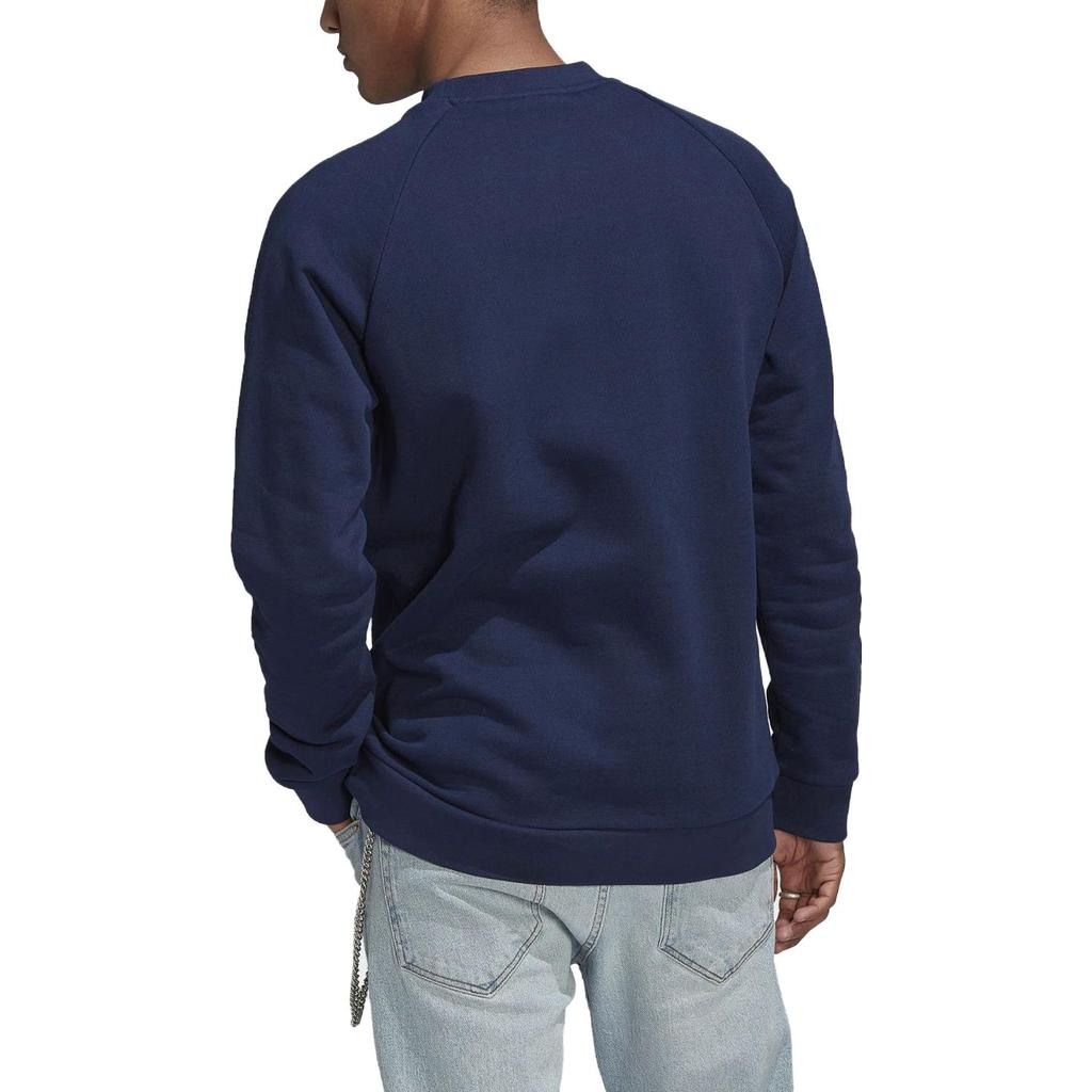 adidas Originals Sweatshirts Men's Dark Blue Crew Neck Moderate Regular HK5294